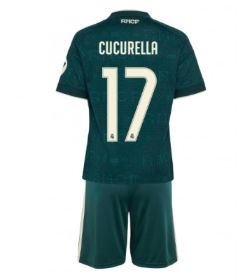 Real Madrid Marc Cucurella #17 Udebanetrøje Børn 2026-27 Kortærmet (+ Korte bukser)